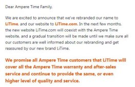 💥Big News! Ampere Time has officially rebranded to LiTime! - Ampere Time