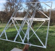 EG4 BrightMount Solar Panel Ground Mount Rack Kit | 4 Panel Ground Mount |  Adjustable Angle